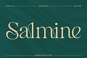 Salmine Modern Elegant Serif Font, a Serif Font by Vadovastd (Thumbnail 1 of 8)