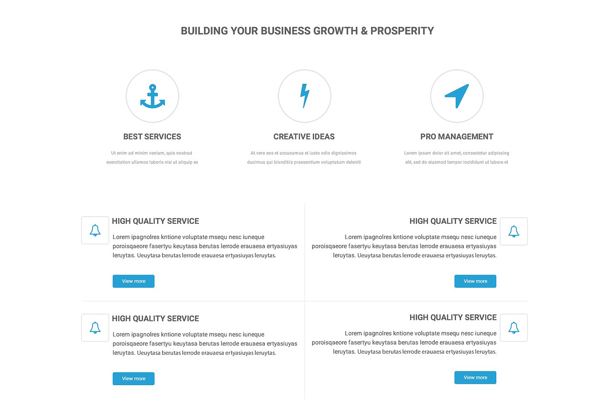 Identity - PSD Website Template, a Landing Page Template by Modo Press