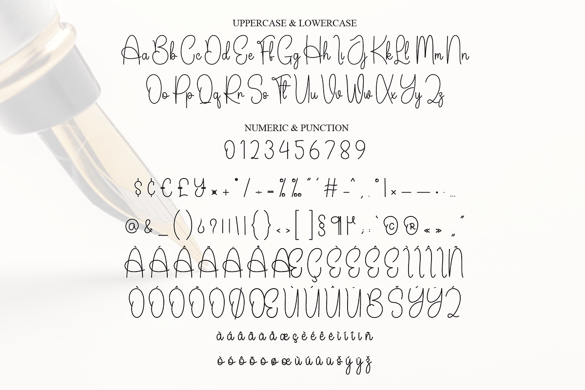 Lettering | Script Font preview 7