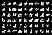 Animals logos collection + pattern, an Object Graphic by NataliiaVolyk (Thumbnail 4 of 11)