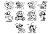 Crazy Cartoon Insects Set 1, a Brush Add-On by Disasterology Ink (Thumbnail 7 of 10)