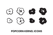 Simple Clean Popcorn Kernel Icon SVG, an Icon by PinkHouseCollection (Thumbnail 1 of 3)