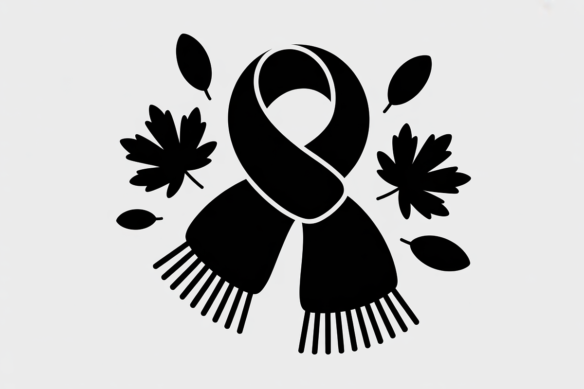 Autumn Girl Silhouette with Scarf, a Graphic by Creativeshirt (Photo 4 of 9)