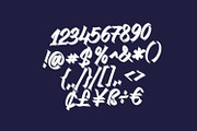 Boomba - Bold Brush Script Font, a Blackletter Font by Ridha-38.lineart (Thumbnail 13 of 15)