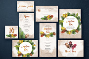 Warm Autumn Wedding Invitation Suite, an Invitation Template by land art (Thumbnail 6 of 6)