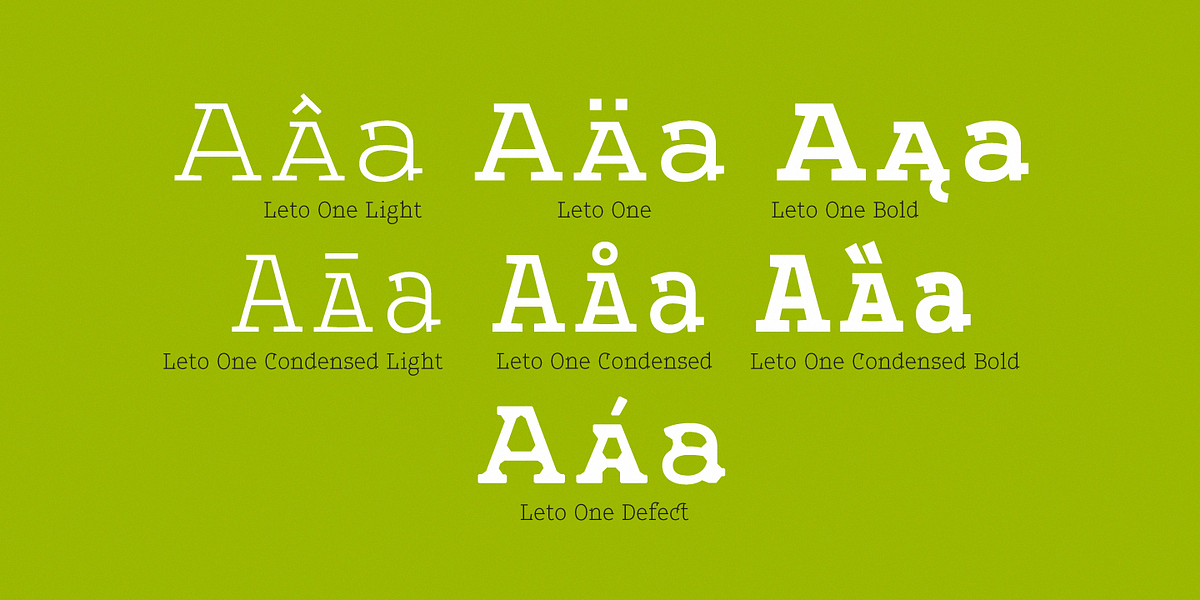 Leto One, a Slab Serif Font by Glen Jan (Photo 2 of 9)
