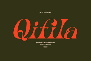 Qifila - Retro Font