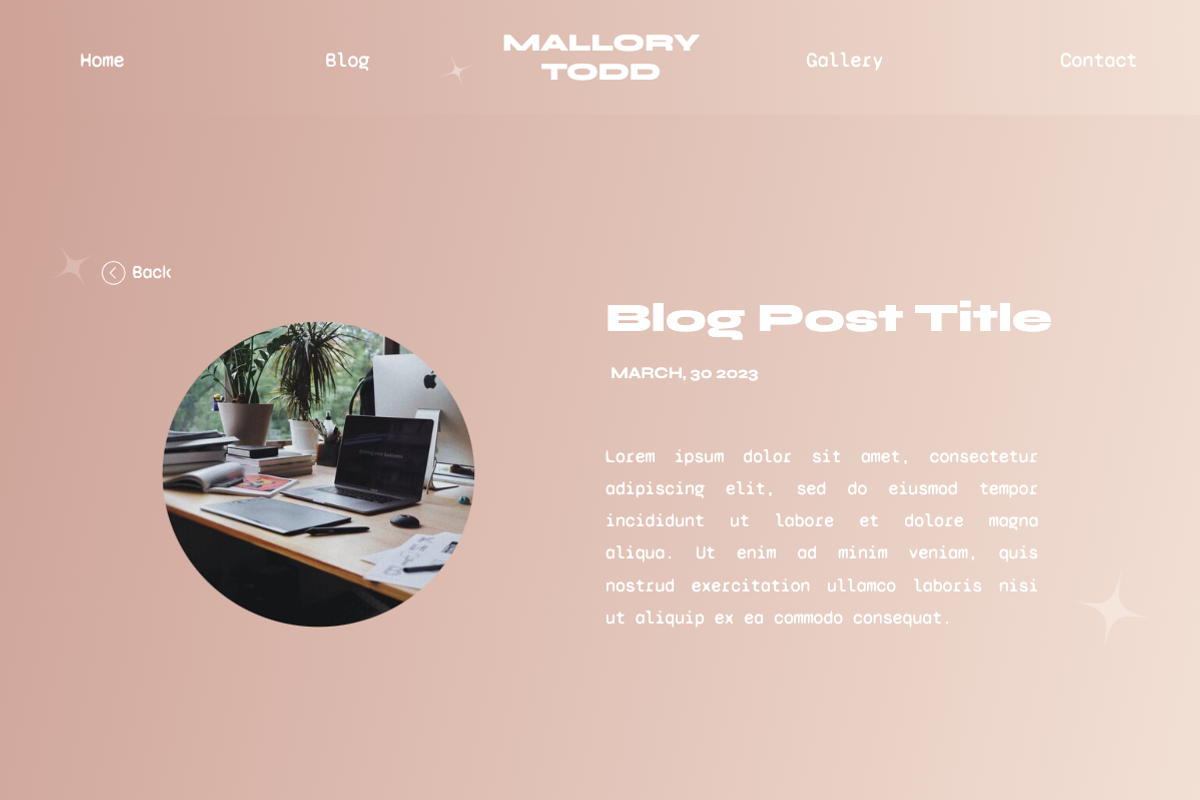 'Terracotta Dreams' Showit Template, a Landing Page Template by maddiedigitalco. (Photo 5 of 6)