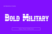 Bold Military, a Slab Serif Font by Wow Magic (Thumbnail 1 of 3)