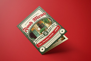 Green Beige Food Menu Bifold, a Brochure Template by graphicook