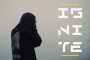 Mexon - Futuristic Font, a Sans Serif Font by Linecreative (Thumbnail 5 of 6)