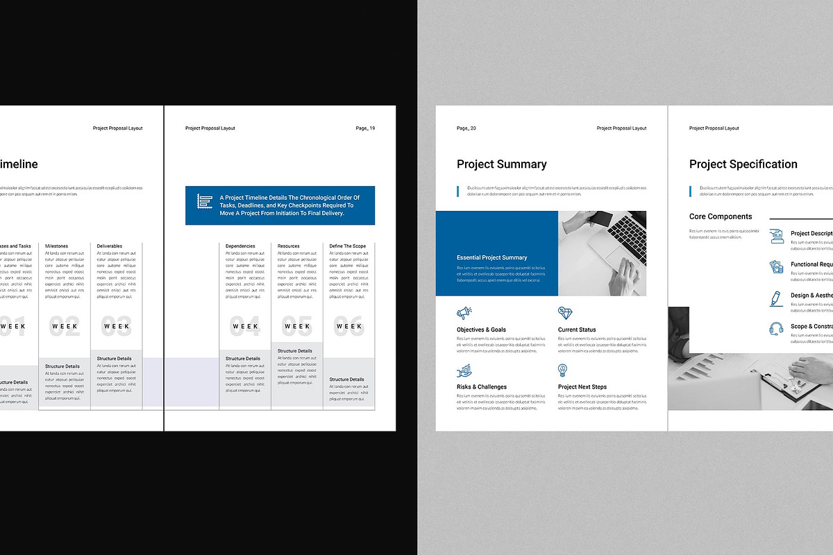Project Proposal Template, a Brochure Template by DesignCrest (Photo 7 of 14)