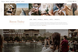 Raven Tinley Divi Blog Child Theme