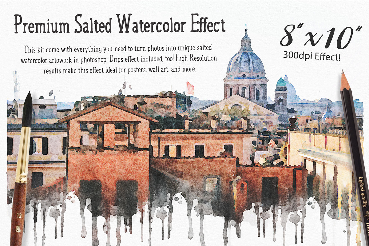 Watercolor Photo Effect - Salted, a Plug-in Add-On by Drifter Studio PrintShop (Photo 2 of 8)