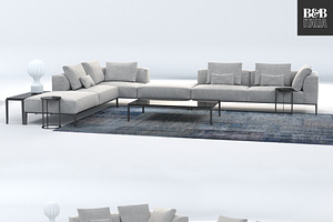 B&B Italia Michel Effe Sofa