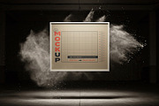 Floating Poster Mockups with Dust, a Mockup by Luuqas Design (Thumbnail 5 of 8)