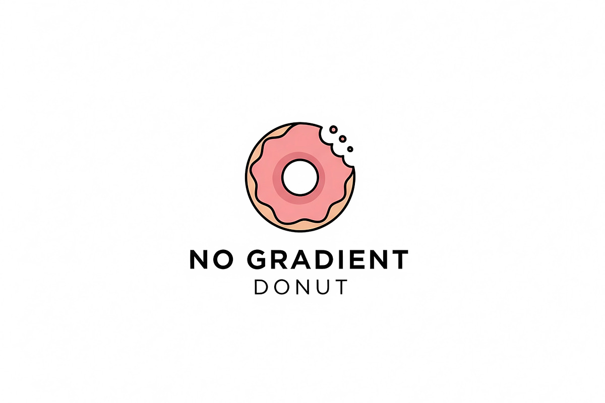 No Gradient Donut, a Branding & Logo Template by Logocreative (Photo 2 of 2)