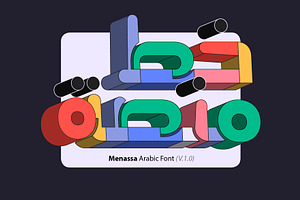 Menassa - Arabic Color Font
