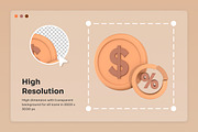 Modern FinTech 3D Icon Collection, a Finance Illustration by twinstd (Thumbnail 4 of 6)