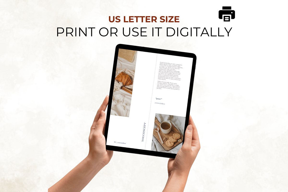 Recipe Book Template for Canva, a Presentation Template by Digital By Nikoleta (Photo 4 of 8)
