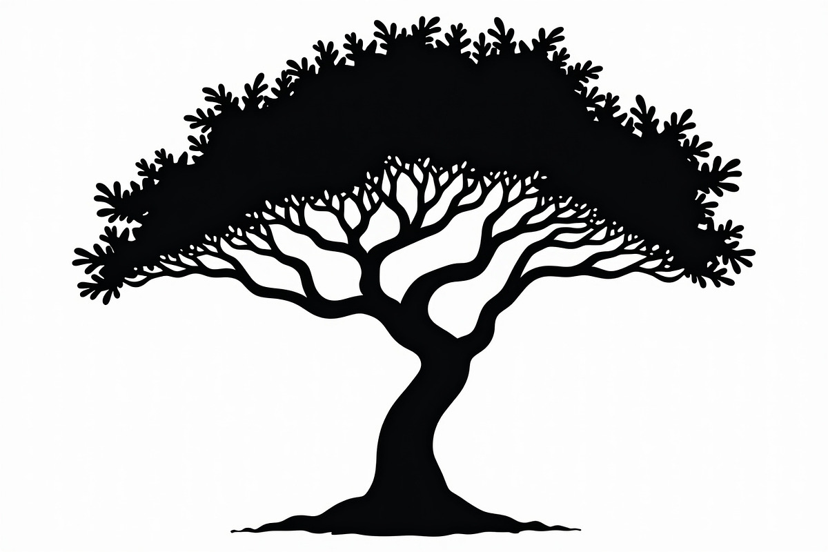 Wild Forest Tree Clipart Set, an Illustration by balal (Photo 15 of 20)