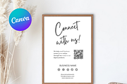Social Media QR Code Sign Template, a Card Template by Climbwithelevator (Thumbnail 4 of 11)