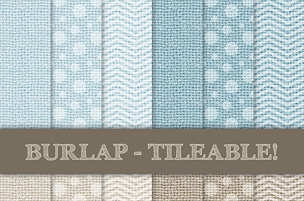 Burlap Tileable - Chevron & Dots preview 2