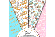 Birthday Paper Pack, a Pattern Graphic by HeidiCIllustration (Thumbnail 4 of 5)