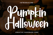 Pumpkin Halloween | Script Font, a Script Font by Scratchones (Thumbnail 1 of 8)