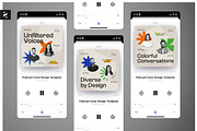 Diversity Podcast Cover, a Social Media Template by Neermana (Thumbnail 1 of 4)
