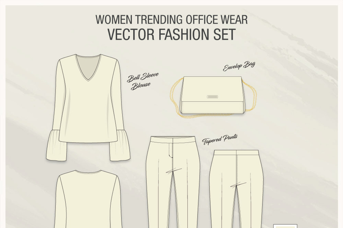 Women Trending Office Wear, an Illustration by VECFASHION