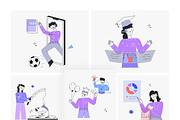 Augmented Reality Illustrations, a Person Illustration by Prosymbols (Thumbnail 6 of 9)
