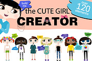 The Cute Girl Creator, a Decorative Illustration by Satika (Thumbnail 1 of 13)