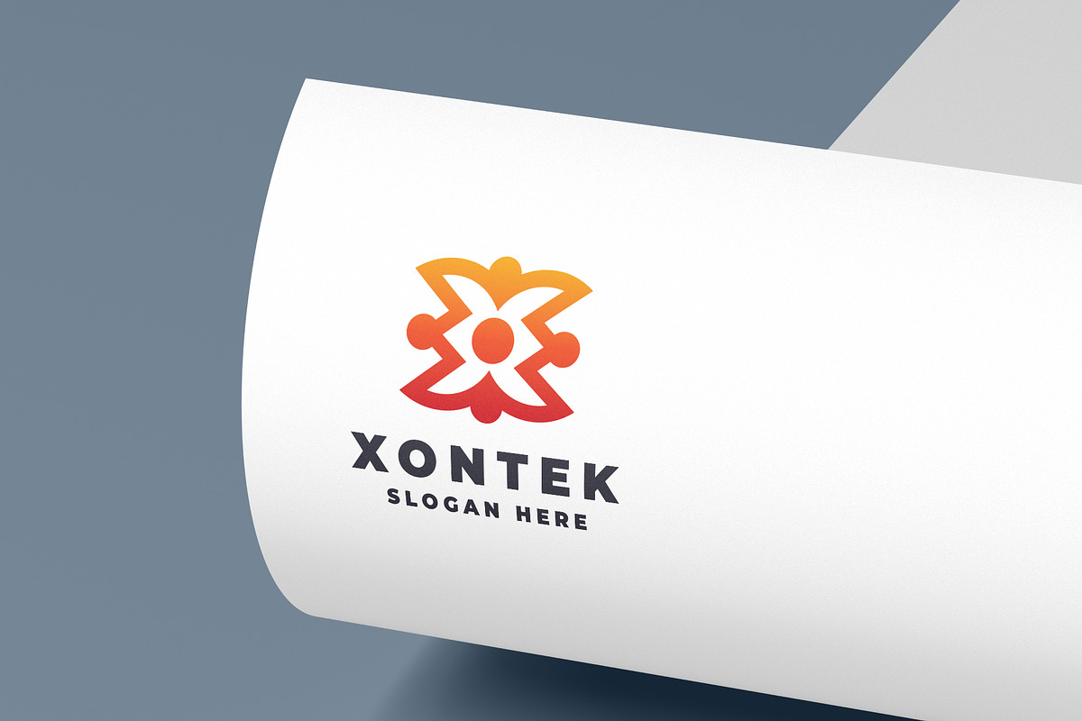 Network & Connection X Letter Logo, a Branding & Logo Template by Design_Planet (Photo 1 of 2)