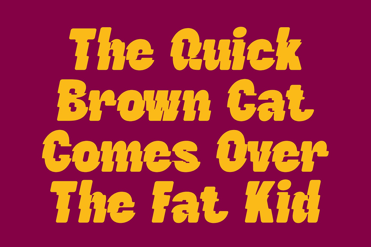 Gefarin Rippled, a Sans Serif Font by Craft Supply Co. (Photo 5 of 8)