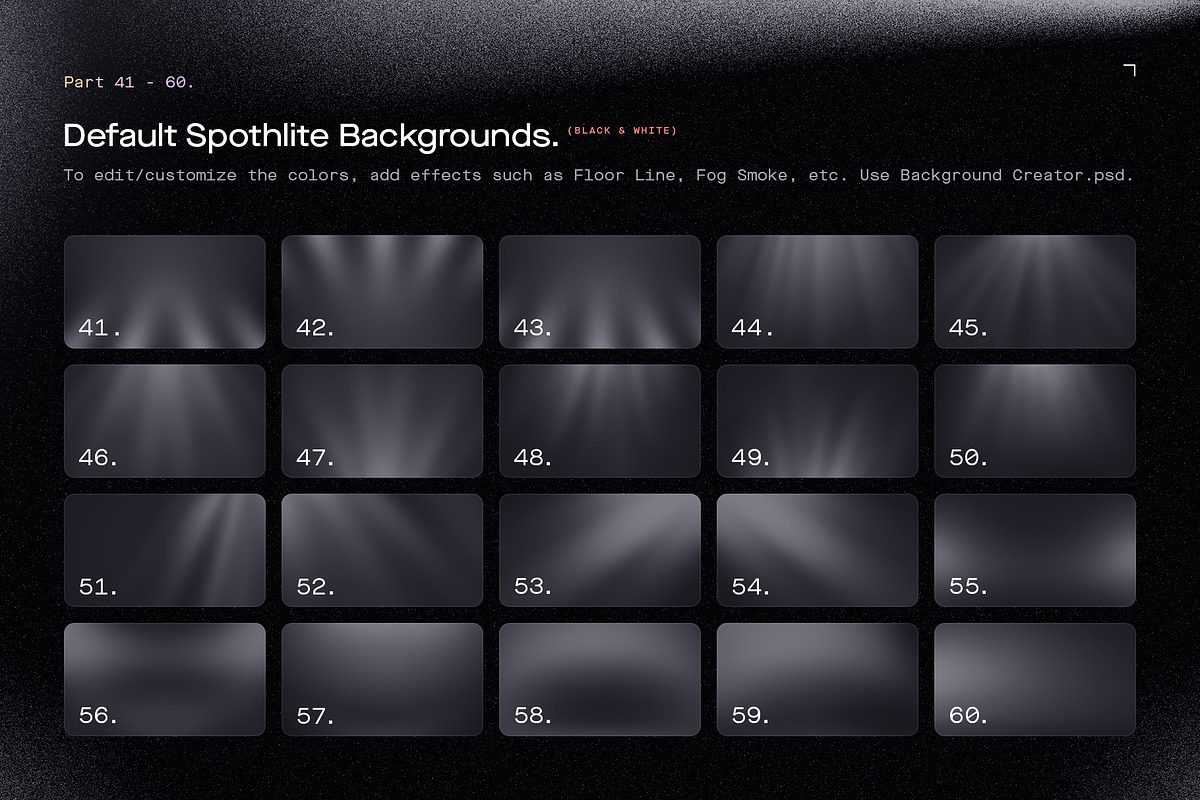 100 Spothlite Background Creator, a Background Graphic by Asylab (Photo 5 of 34)