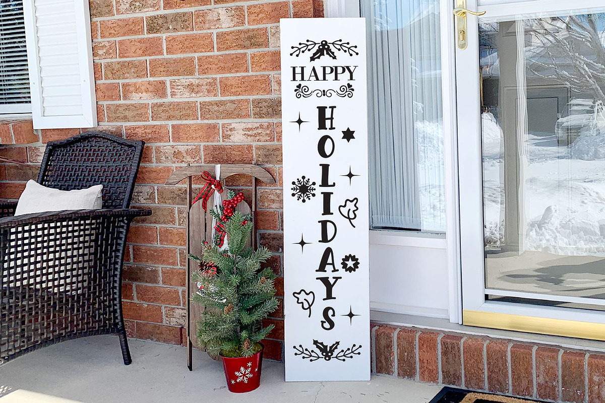 Christmas Porch Sign SVG Bundle, an Illustration by Dasagani (Photo 12 of 12)