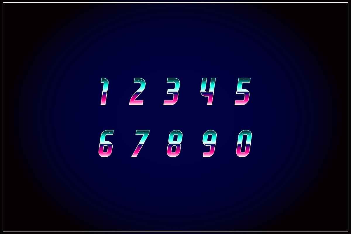 Vaporfuturism OTF Retro Wave Font, a Symbol Font by Ckybe's Corner (Photo 4 of 10)