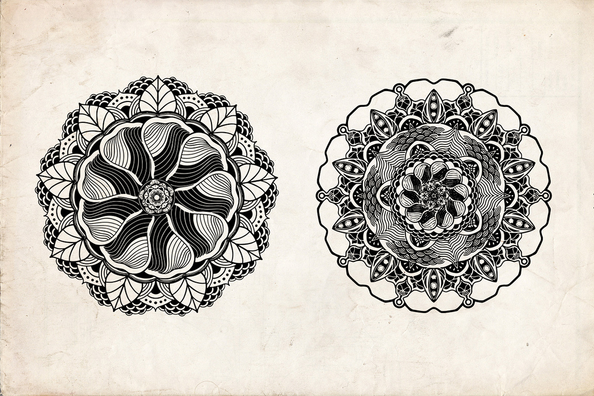 Hand Drawn Mandala, an Object Illustration by Papatongartist (Photo 5 of 8)