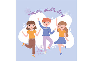 people youth day, a Person Illustration by studiogstock