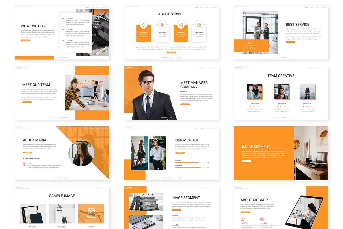 Baverlic - Powerpoint Template, a Presentation Template by inspirasign (Photo 3 of 4)