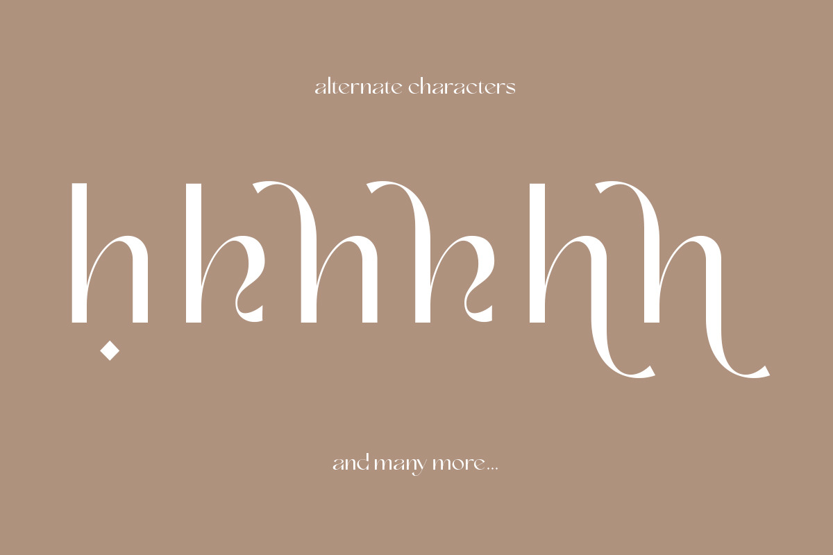 Anabele | Modern Stylish, a Serif Font by Muntab_Art (Photo 6 of 8)