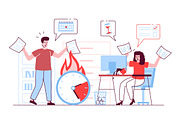 Flat Line Web Illustrations, a Templates & Theme by alexdndz (Thumbnail 18 of 25)