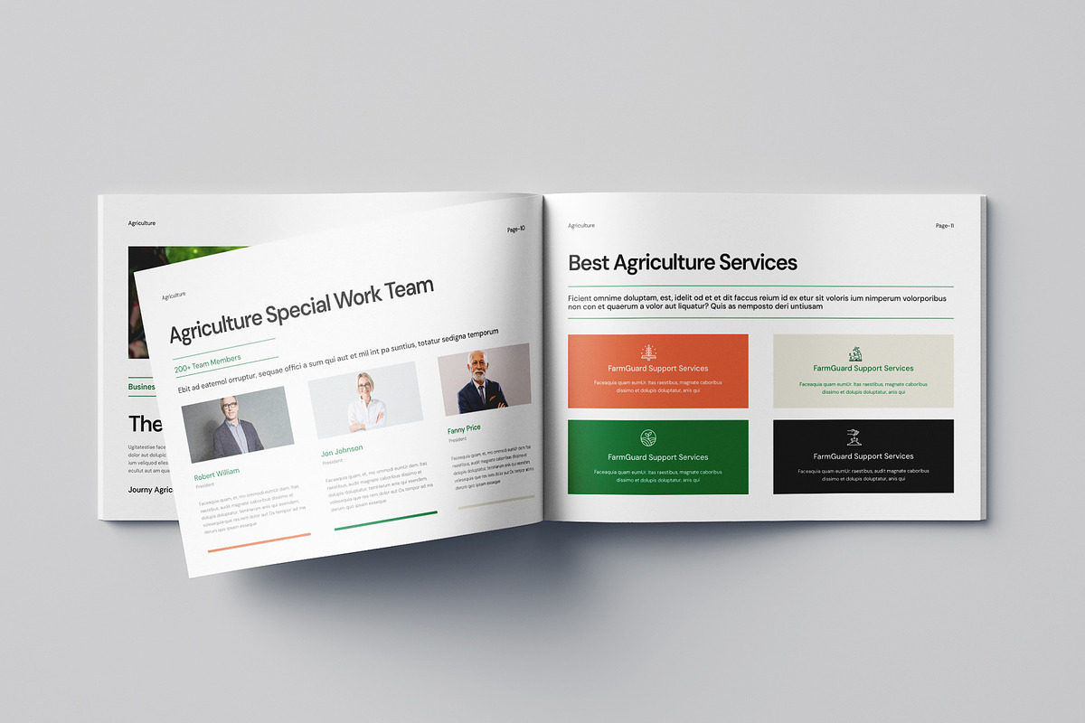 Canva Agriculture Landscape Layout, a Brochure Template by Pixelpick (Photo 4 of 9)