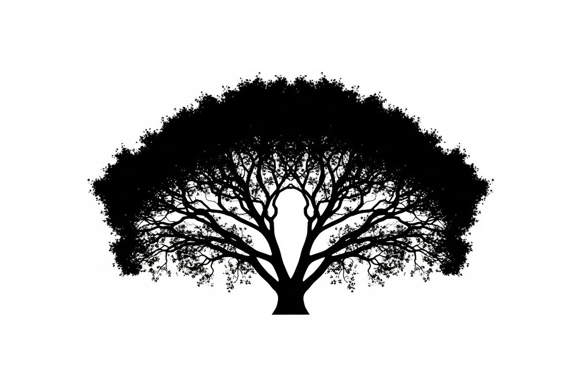 Tree Silhouette Vector Bundle, an Illustration by musafir_fashion (Photo 7 of 51)