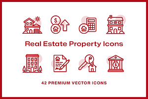 42 Real Estate Icons