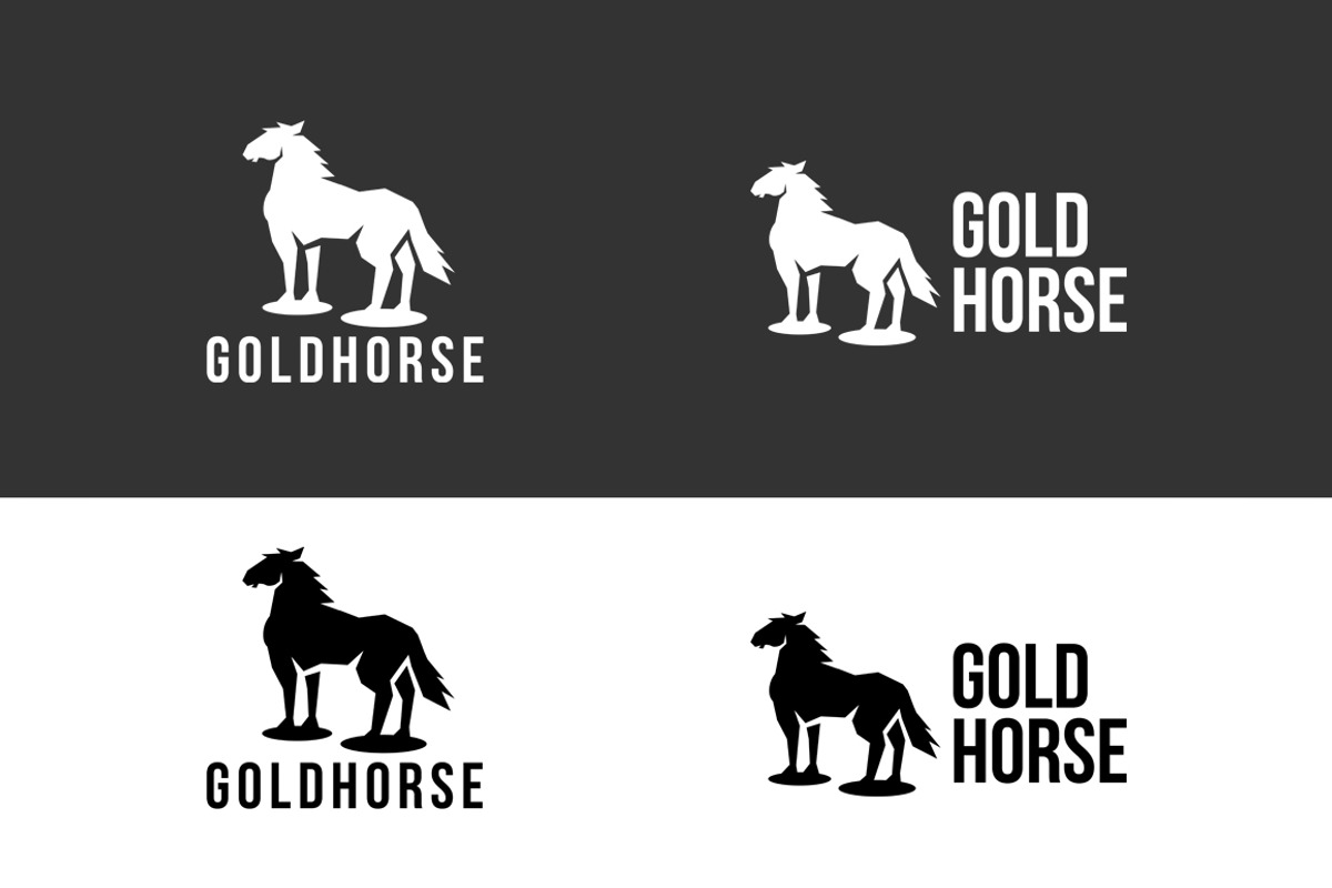 Gold Horse Logo Template, a Branding & Logo Template by dien96 (Photo 3 of 3)