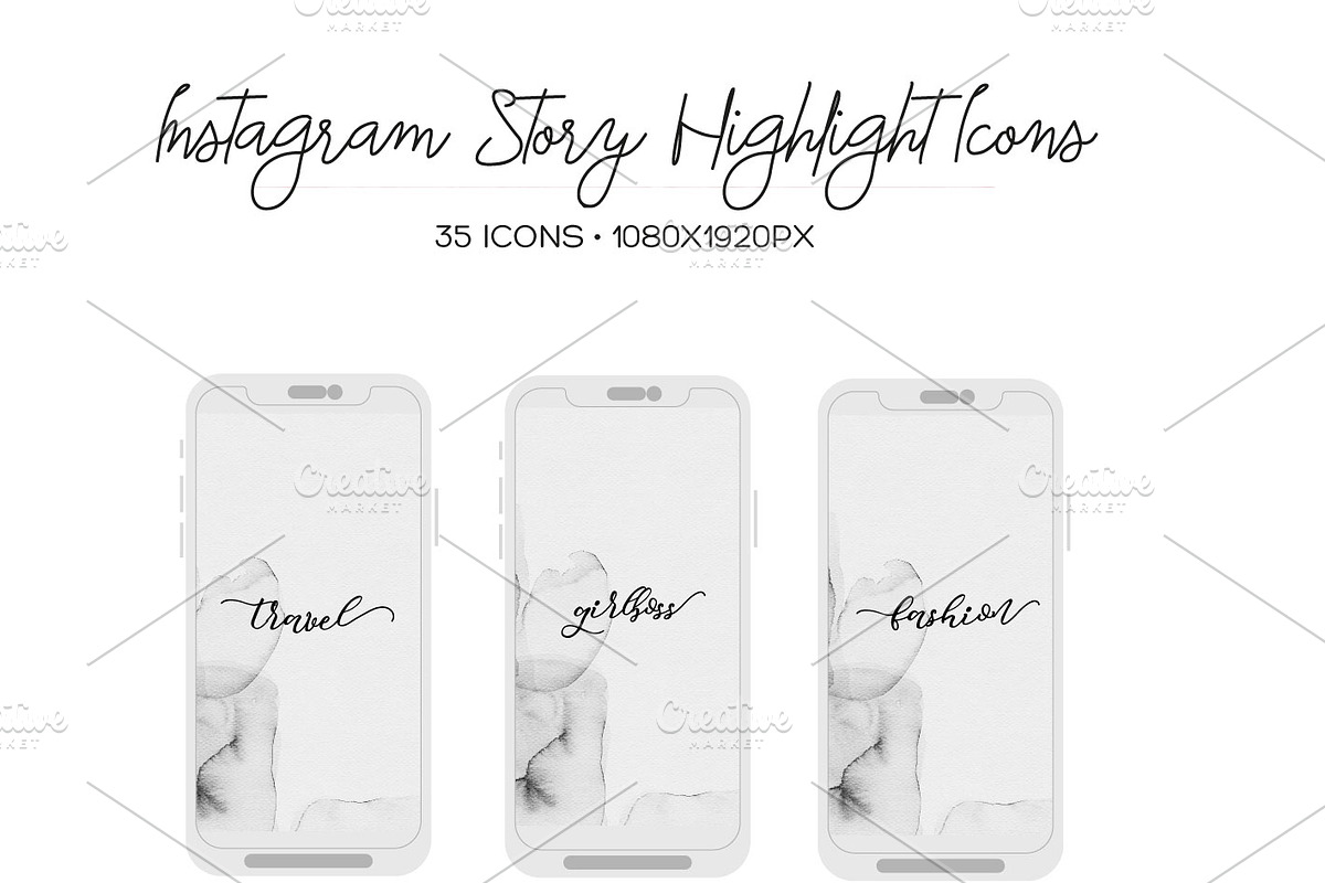 Minimal Instagram Highlight Covers, a Social Media Template by The Brand Pub (Photo 3 of 3)
