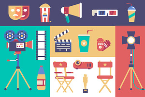 Movie Vector Set
