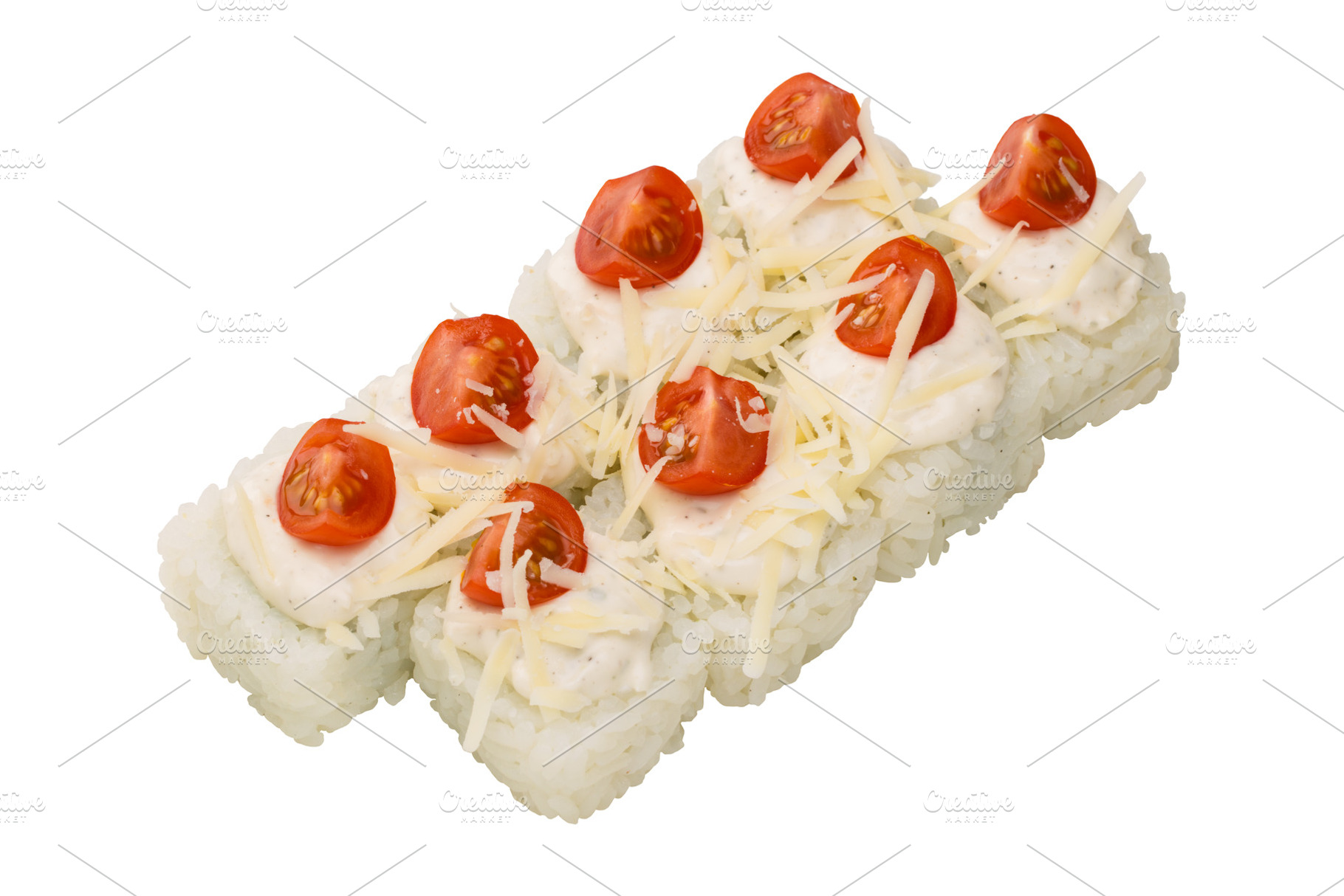 Asian cuisine japanese cuisine sus featuring sushi, food, and roll, a Food & Drink Photo by oleghz